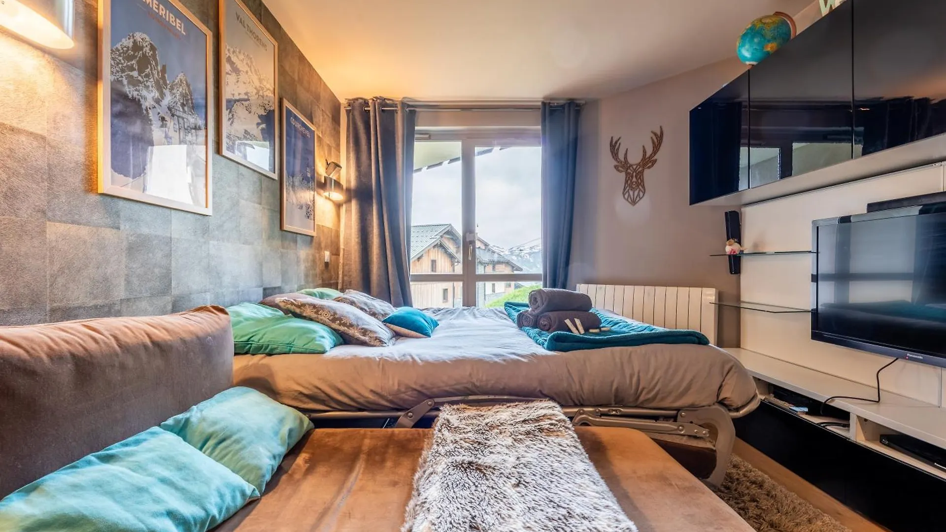Ski In-Out - Heart Of Val Thorens Spacious 8 Guests Apartment, Wifi 303 아파트